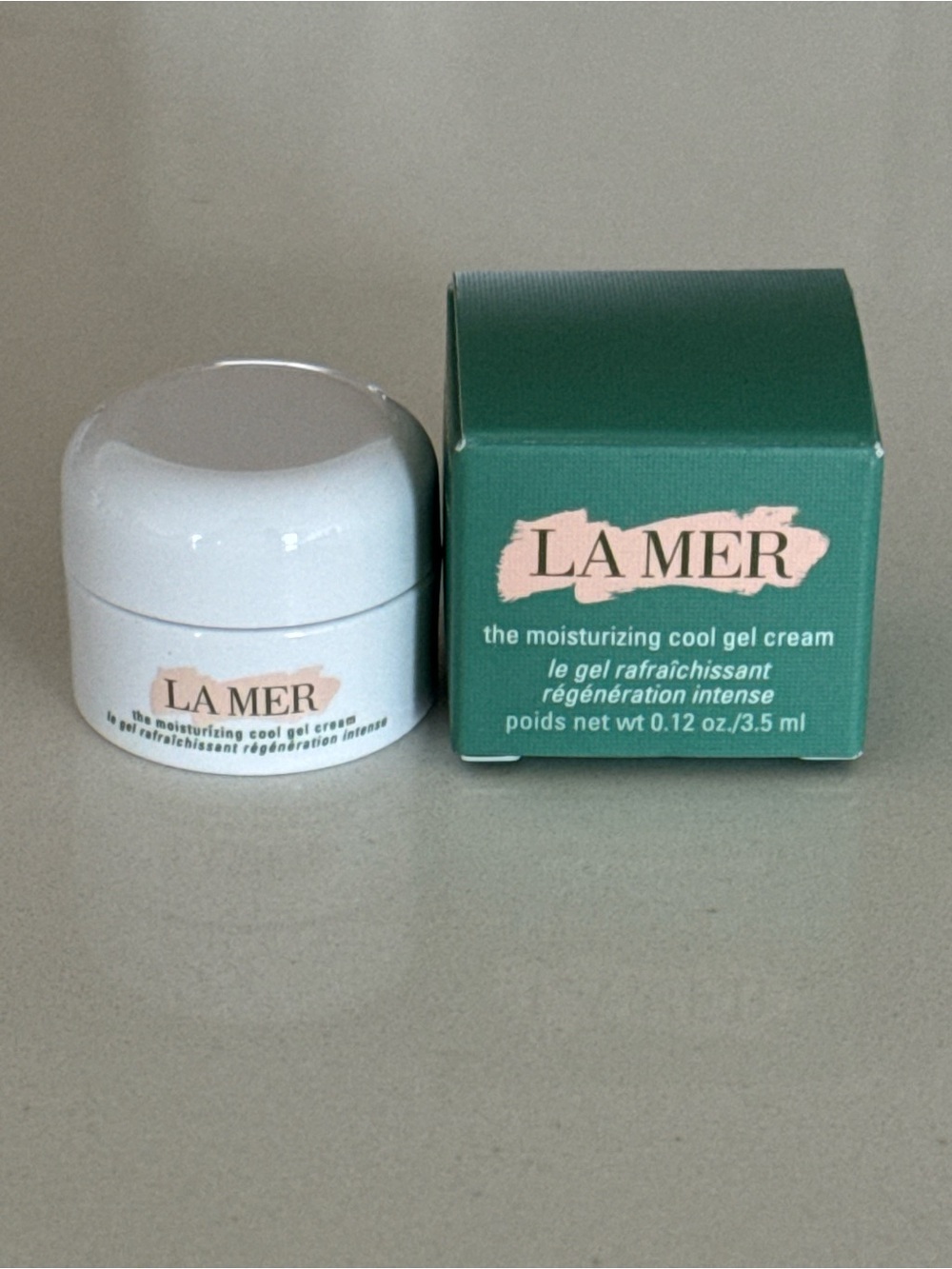 La Mer Travel Moisturizing Cool Gel Cream - White & Green